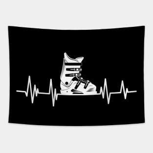 Heartbeat Snowboarding Birthday snowboarder Player .snowboard Tapestry