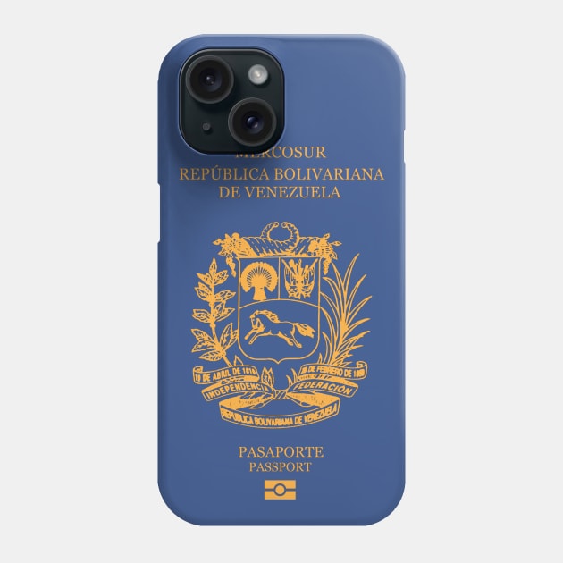 Venezuelan passport Phone Case by Travellers