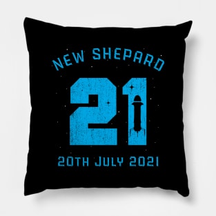 Blue Origin New Shepard Rocket 21 First Suborbital spaceflight Pillow