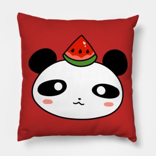 Watermelon Panda Face Pillow