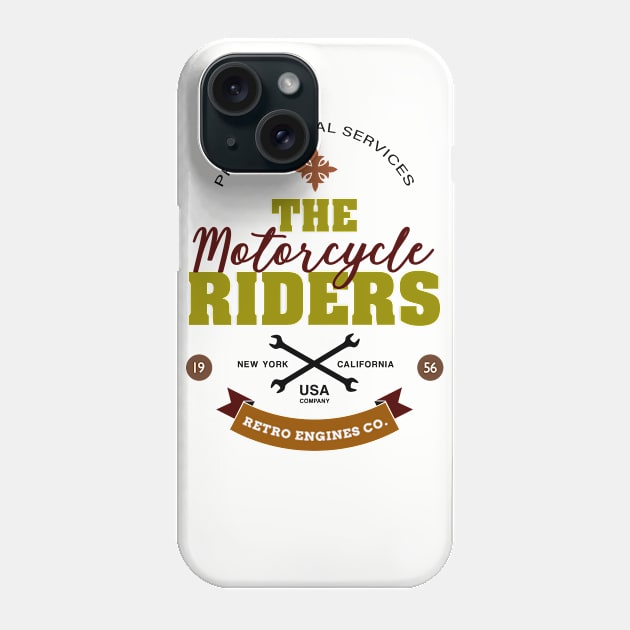 Professional Services The Motorcyxle Rider USA Phone Case by gdimido