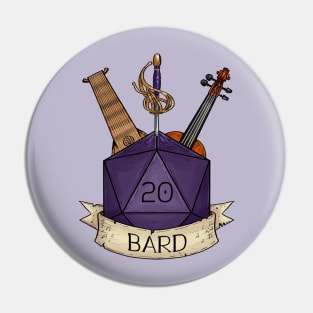 D20 - Bard Pin