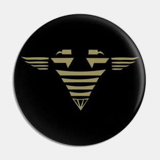 Eagles flying minimalistic bohemian icon Pin