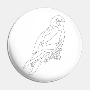 Peregrine falcon Pin