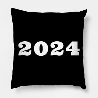 Class Of 2024. Simple Typography 2024 Design for Class Of/ Graduation Design. White Pillow