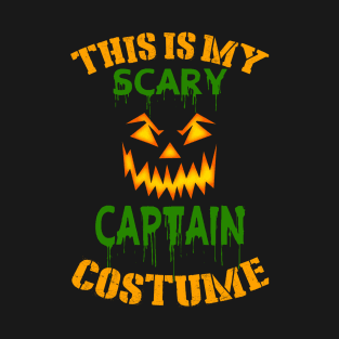 This Is My Scary Captain Costume T-Shirt