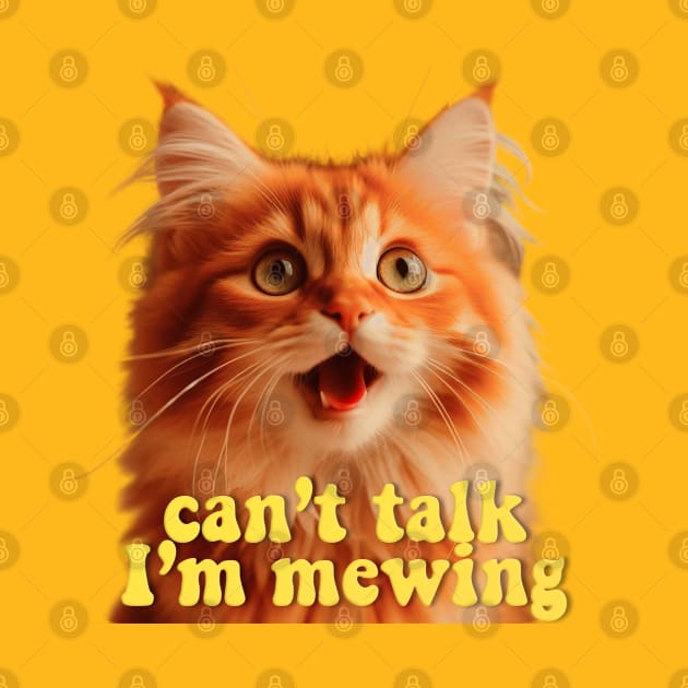 can't talk I'm mewing by sadieillust