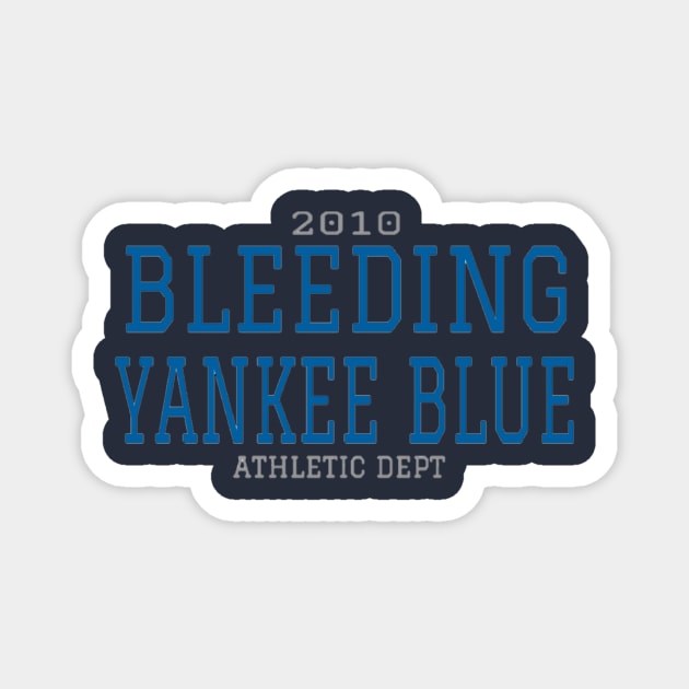 BYB Athletic Dept Design Magnet by Bleeding Yankee Blue