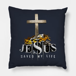 Jesus Saved My Life Pillow