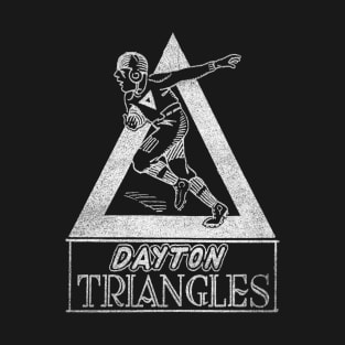 Dayton Triangles Vintage Distressed Retro T-Shirt