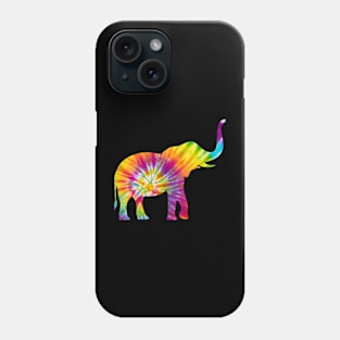 Tie Dye Elephant Retro Pattern Phone Case