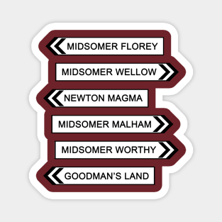 Midsomer Murder Signs #3 Magnet