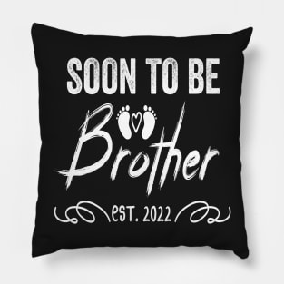 Soon To Be Brother Est 2022 Funny Pregnancy Pillow