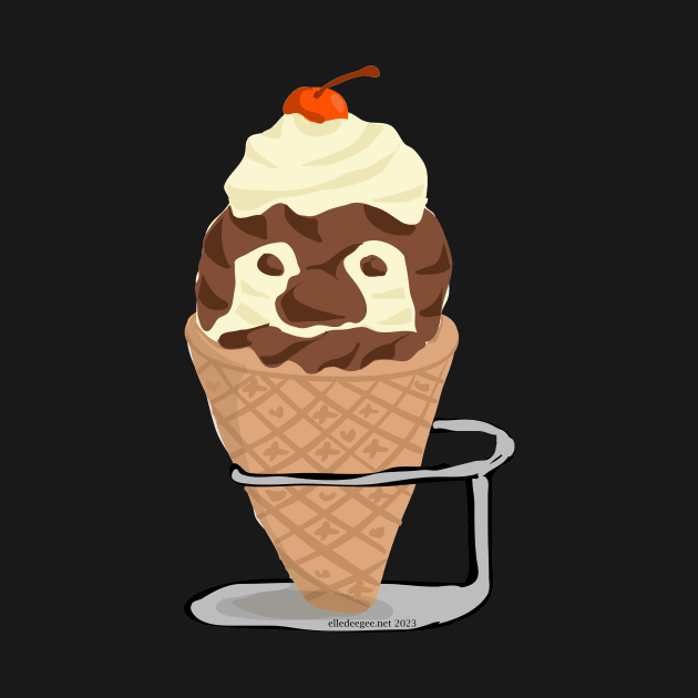 Ice Cream Penguin by BluegirlGraphics