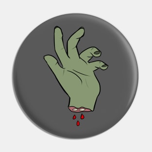 Zombie Hand Pin