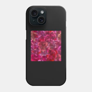 Pink Square Tiles Phone Case