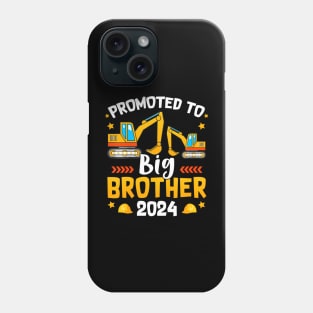 Kids Promoted to Big  2024 Construction Excavator Toddlers Phone Case