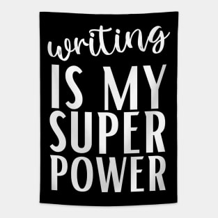 Writing is my Superpower Tapestry