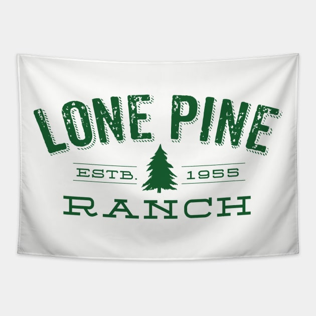 Lone Pine Ranch Tapestry by MindsparkCreative