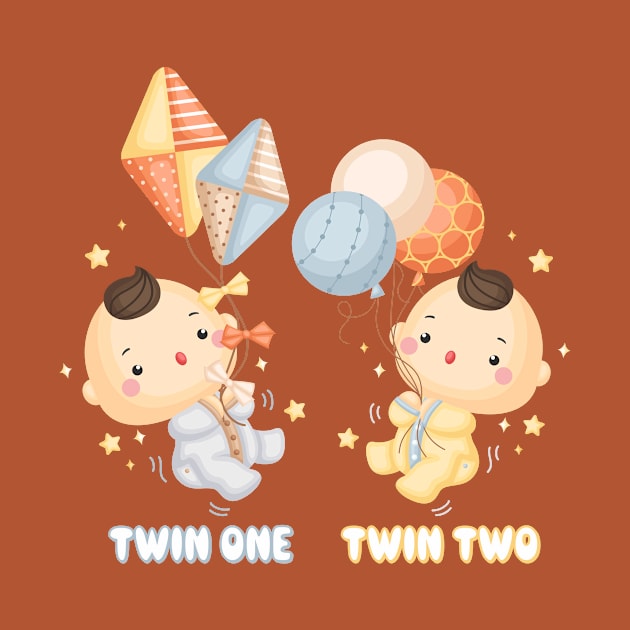 Twins baby boys by KOTOdesign