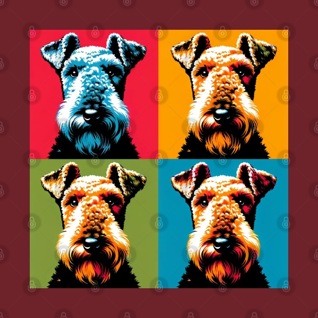 Airedale Terrier Pop Art - Dog Lovers by PawPopArt