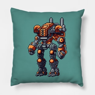 Pixel Mech Warrior Pillow