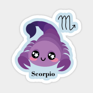 Scorpio Zodiac Sign Cute Magnet