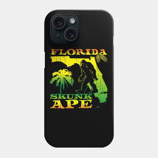 Florida Skunk Ape Phone Case by dustbrain