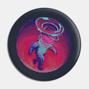 walking in the perception ball II Pin