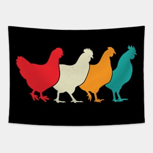 Vintage Chicken Tapestry