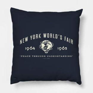 1964 1965 New York World's Fair Tagline Pillow