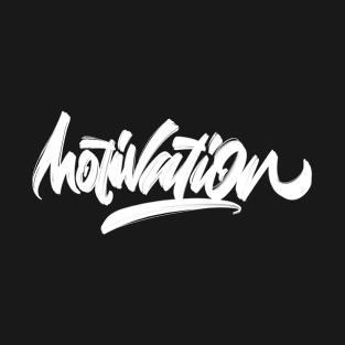 Lettering Design “motivation” T-Shirt