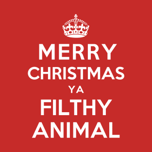 Merry Christmas Ya Filthy Animal T-Shirt