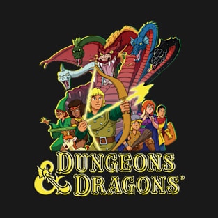 DND ANIMATED DUNGEONS DRAGONS T-Shirt