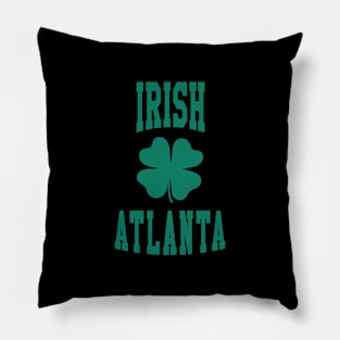 Atlanta, Georgia - GA Irish St Patrick's Day Pillow