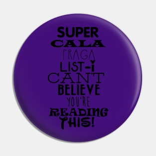 Can't Believe you read this Pin