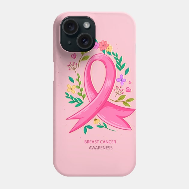 Breast Cancer Awareness Phone Case by Mako Design 