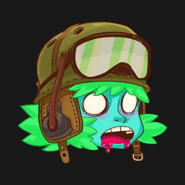 Zombie Tanker Head by exeivier