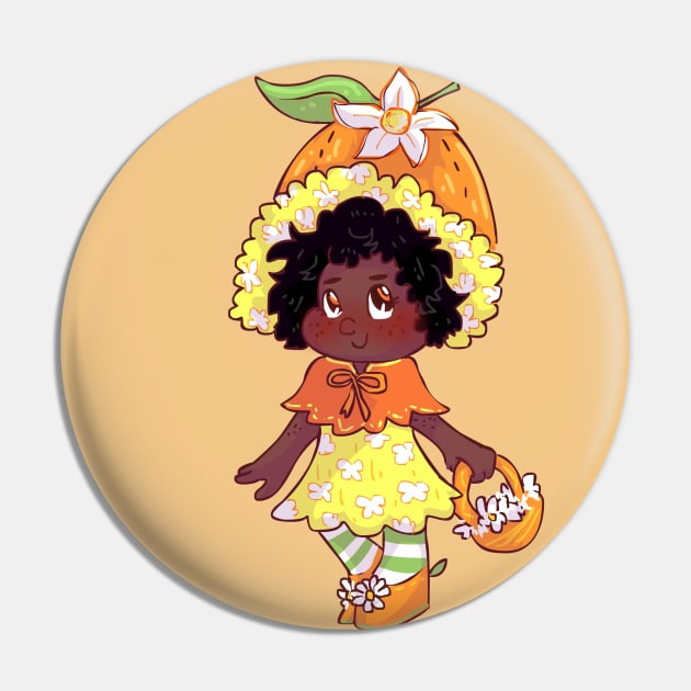 Orange Blossom Pin by sky665