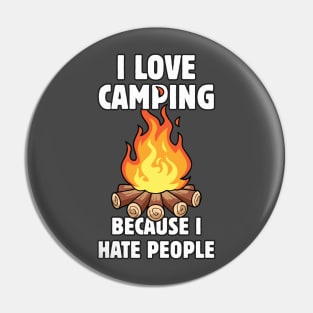 I love camping Pin