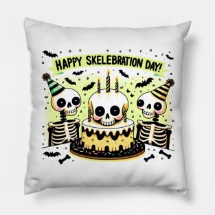 Skelebration Day Pillow