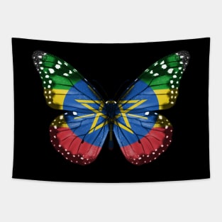 Ethiopian Flag  Butterfly - Gift for Ethiopian From Ethiopia Tapestry