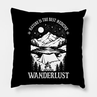 Camping Life Nature Wanderer Pillow