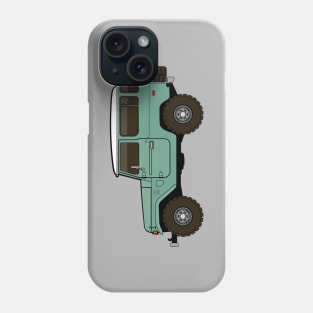 fj40 Land Cruiser green Phone Case