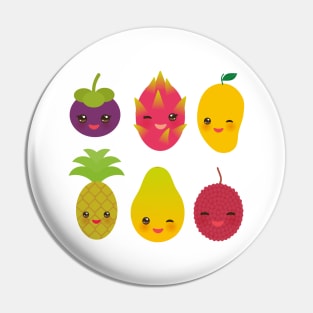 Cute Exotic Fruits Pin