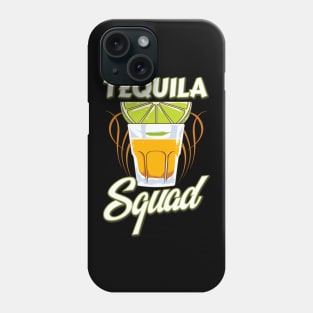 Cute & Funny Tequila Squad Margarita Drinking Phone Case