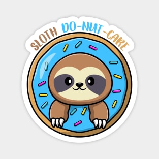 Sloth Do-nut Care Magnet