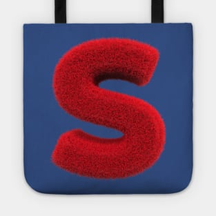 Fluffy letter S Tote