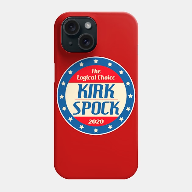 Kirk 2020 Parody Campaign Sticker Phone Case by doctorheadly