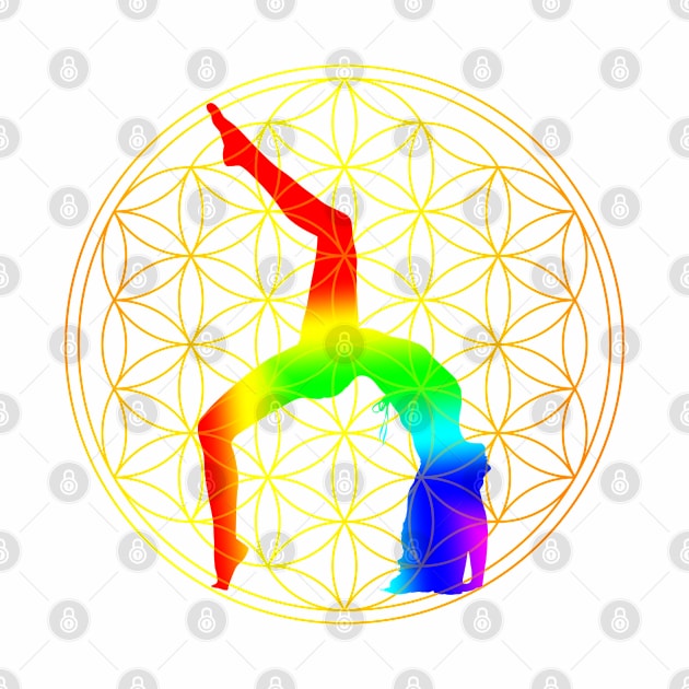 Yoga Wheel of Life by nelllkata